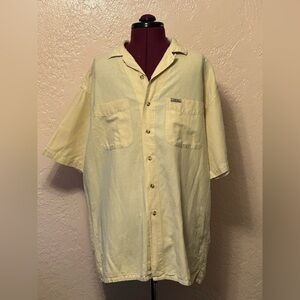 Ralph Lauren Chaps Cream Linen-Cotton Shirt